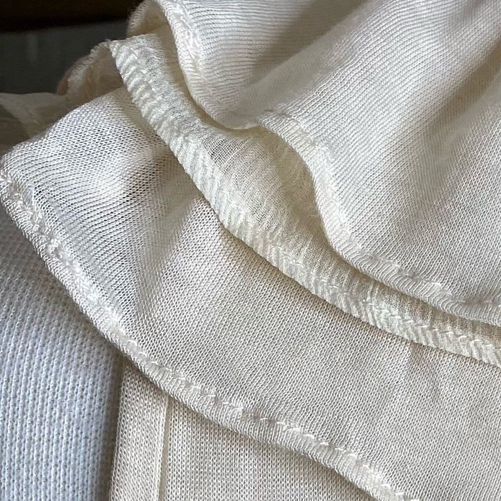 Ralph Lauren Ivory Silk & Modal Ruffle Tank Top - Picture 3 of 9